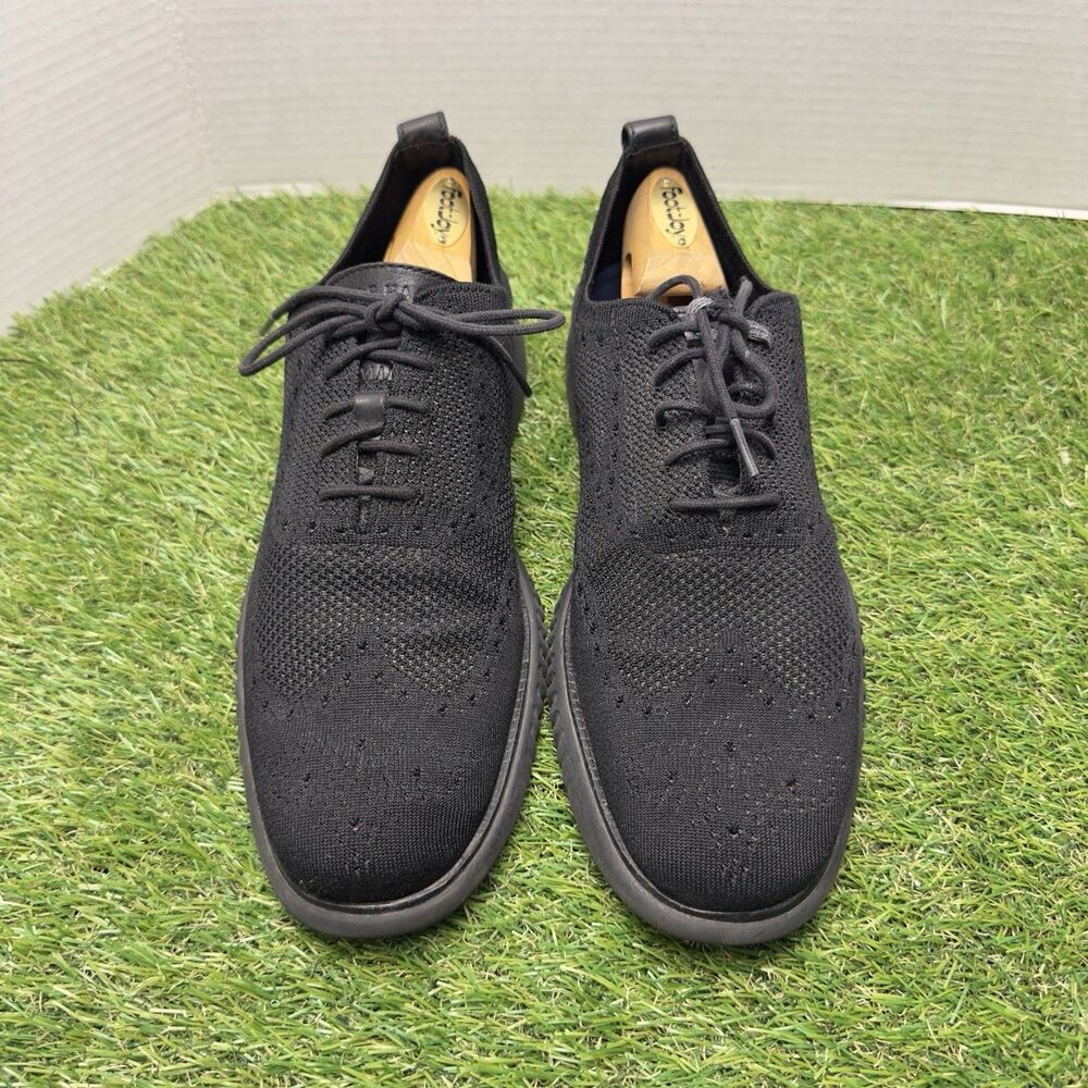 Cole Haan 2.Zerogrand Men's Size 11 Black Stitchlite Wingtip Oxford Shoes C28527 - Picture 5 of 13